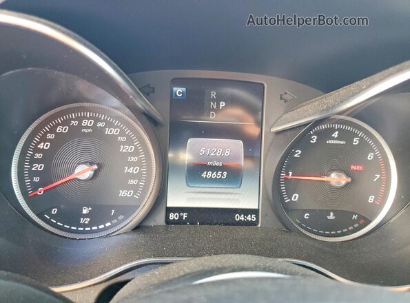 WDC0G4KB1JV044184 2018 MERCEDES-BENZ GLC-CLASS Gray ხელსაწყოთა პანელის ხედი