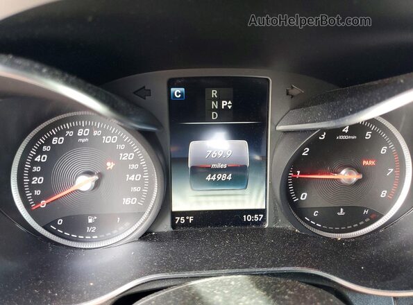 WDC0G4KB1JV090470 2018 MERCEDES-BENZ GLC-CLASS Черный Вид щитка приборов