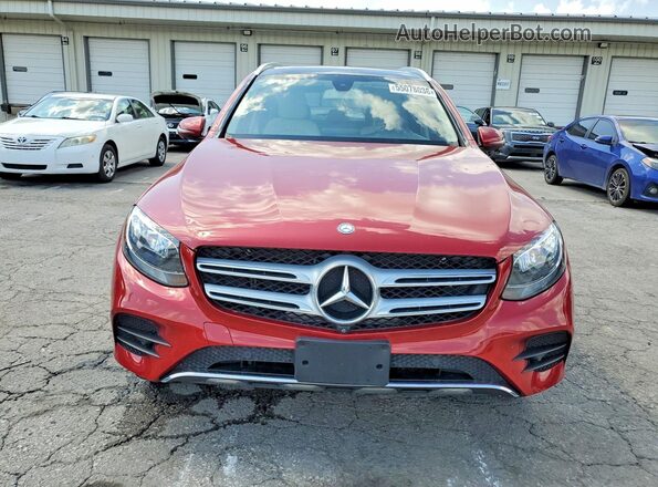 WDC0G4KB2HF198911 2017 MERCEDES-BENZ GLC-CLASS Red Widok z przodu