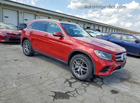 WDC0G4KB2HF198911 2017 MERCEDES-BENZ GLC-CLASS Red Przód prawy