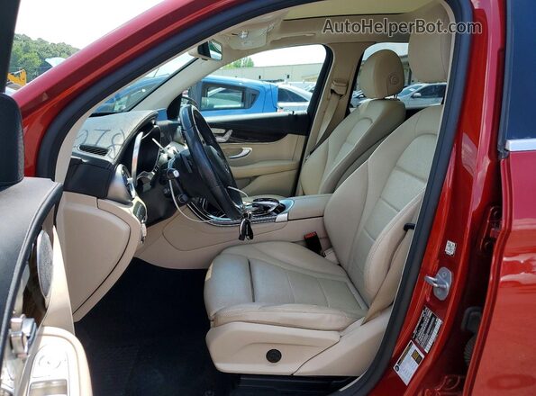 WDC0G4KB2HF198911 2017 MERCEDES-BENZ GLC-CLASS Red Widok wnętrza z przodu