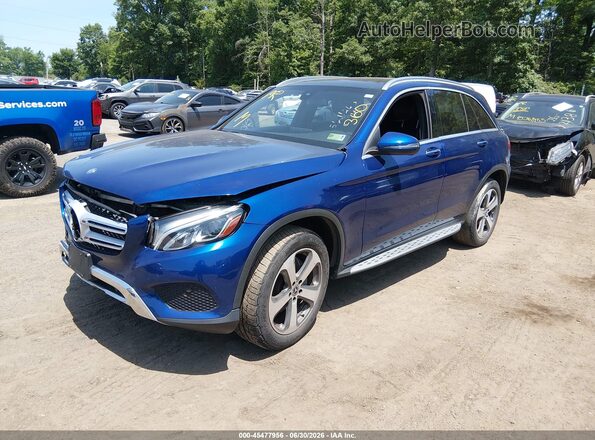 WDC0G4KB2HF242843 2017 MERCEDES-BENZ GLC 300 Blue Передня ліва чверть