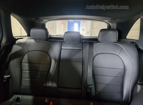 WDC0G4KB2JV022954 2018 MERCEDES-BENZ GLC-CLASS Black Rear seats view