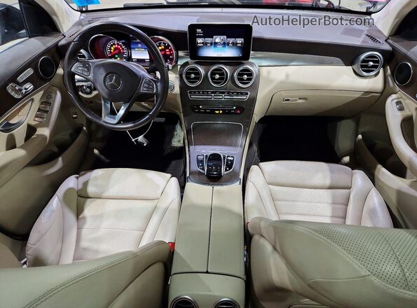 WDC0G4KB2JV029970 2018 MERCEDES-BENZ GLC-CLASS Black Dashboard view