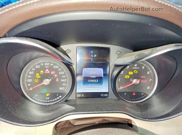 WDC0G4KB2JV029970 2018 MERCEDES-BENZ GLC-CLASS Black Instrument cluster view
