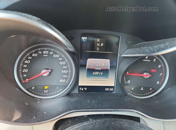 WDC0G4KB2JV050205 2018 MERCEDES-BENZ GLC-CLASS Белый Вид щитка приборов