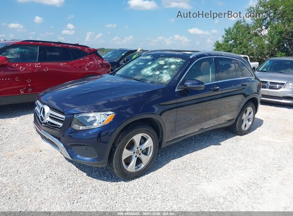 WDC0G4KB2JV053900 2018 MERCEDES-BENZ GLC 300 Dark Blue Vista tres cuartos delantera izquierda