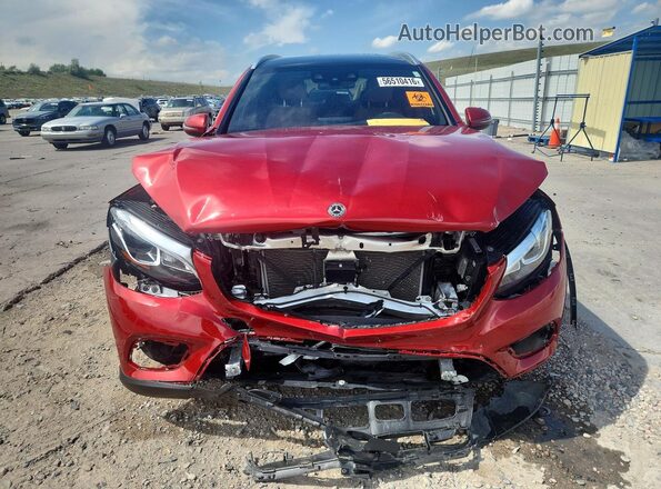 WDC0G4KB2JV096536 2018 MERCEDES-BENZ GLC-CLASS Red Вид спереду
