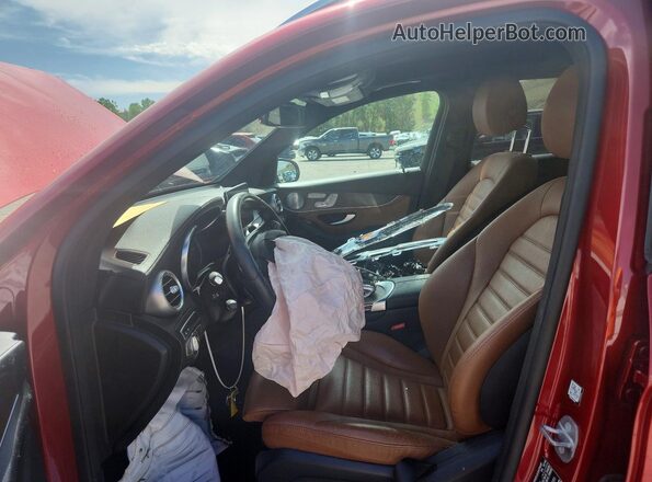 WDC0G4KB2JV096536 2018 MERCEDES-BENZ GLC-CLASS Red Вид салону спереду