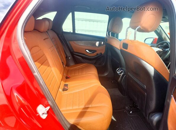 WDC0G4KB2JV096536 2018 MERCEDES-BENZ GLC-CLASS Red Вид задньої частини салону