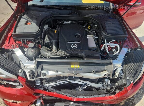 WDC0G4KB2JV096536 2018 MERCEDES-BENZ GLC-CLASS Red Вид підкапотного простору