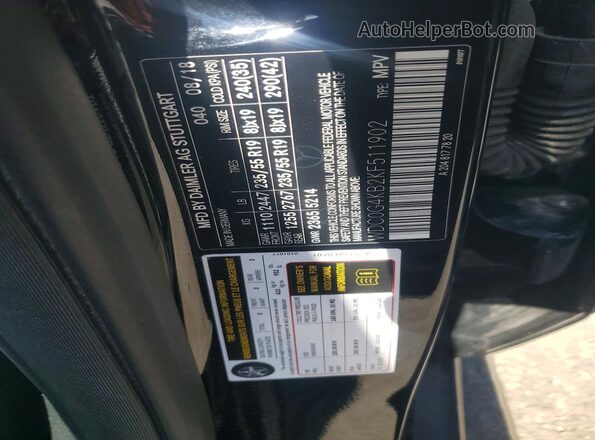 WDC0G4KB2KF511902 2019 MERCEDES-BENZ GLC-CLASS Black VIN կոդի պիտակի տեսք