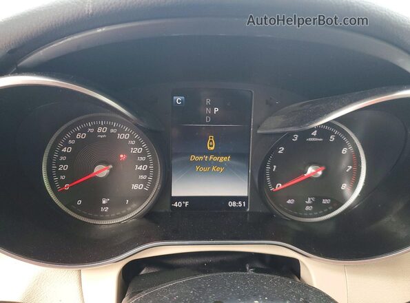 WDC0G4KB3HF120542 2017 MERCEDES-BENZ GLC-CLASS White ხელსაწყოთა პანელის ხედი