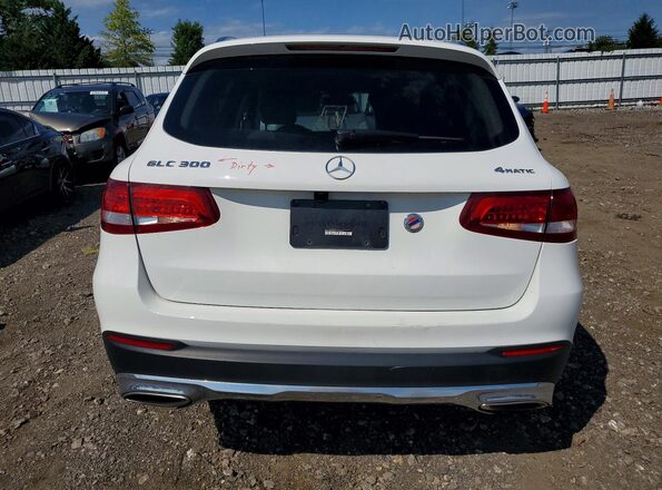 WDC0G4KB3HF151953 2017 MERCEDES-BENZ GLC-CLASS White Вид ззаду