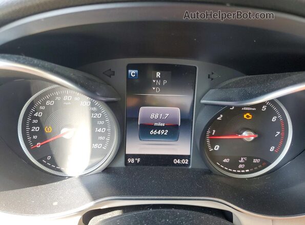 WDC0G4KB3HF151953 2017 MERCEDES-BENZ GLC-CLASS White Вид щитка приладів