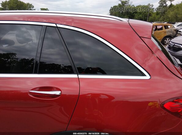 WDC0G4KB3JV105745 2018 MERCEDES-BENZ GLC 300 Red 