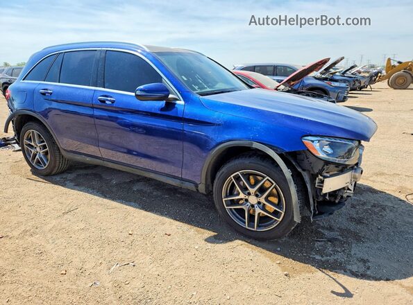 WDC0G4KB4HF118489 2017 MERCEDES-BENZ GLC-CLASS Blue Front right