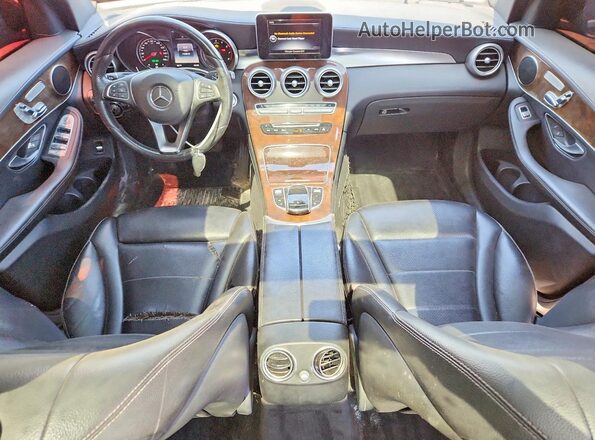 WDC0G4KB4HF118489 2017 MERCEDES-BENZ GLC-CLASS Blue Dashboard view