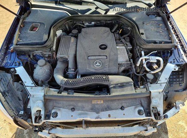 WDC0G4KB4HF118489 2017 MERCEDES-BENZ GLC-CLASS Blue Rear interior view
