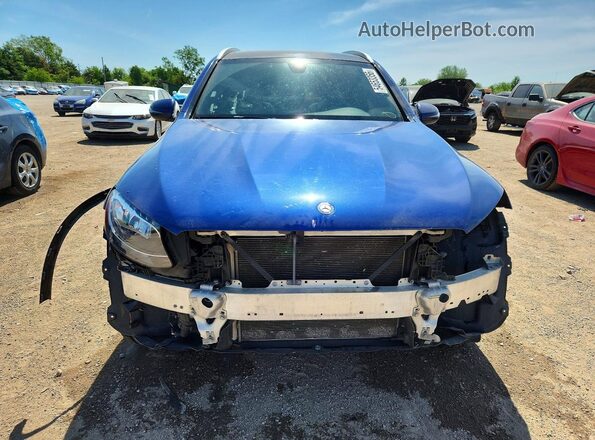 WDC0G4KB4HF118489 2017 MERCEDES-BENZ GLC-CLASS Blue Front view