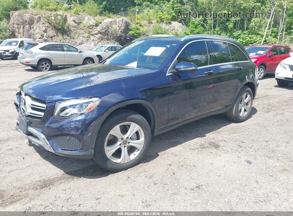 WDC0G4KB4JV113059 2018 MERCEDES-BENZ GLC 300 Blue წინა მარცხენა ხედი სამი მეოთხედიდან