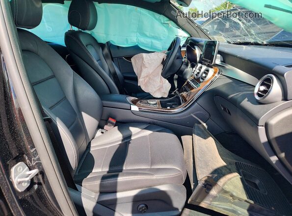 WDC0G4KB4JV113224 2018 MERCEDES-BENZ GLC-CLASS Black Вид салону спереду