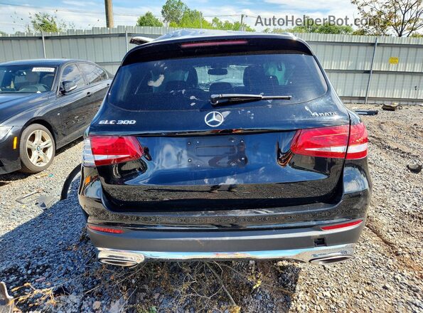 WDC0G4KB4JV113224 2018 MERCEDES-BENZ GLC-CLASS Black Вид ззаду