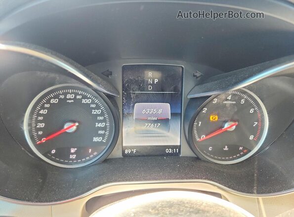 WDC0G4KB5KV127893 2019 MERCEDES-BENZ GLC-CLASS Silver Instrument cluster view