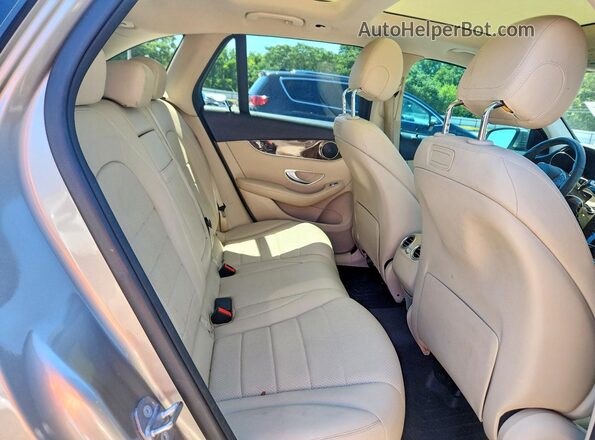 WDC0G4KB5KV127893 2019 MERCEDES-BENZ GLC-CLASS Silver Rear interior view