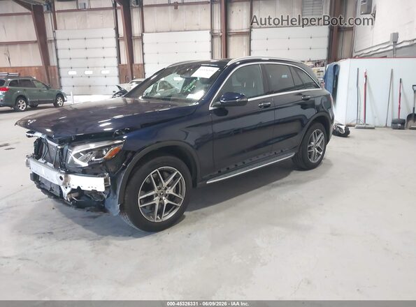 WDC0G4KB5KV189522 2019 MERCEDES-BENZ GLC 300 Blue Przód lewy