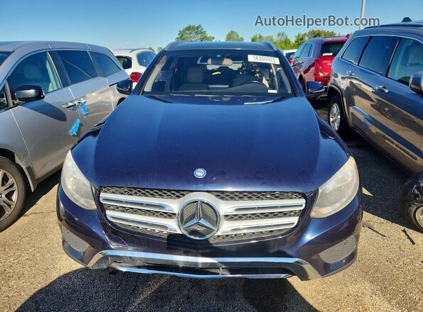WDC0G4KB6HF148559 2017 MERCEDES-BENZ GLC-CLASS Синий Вид спереди