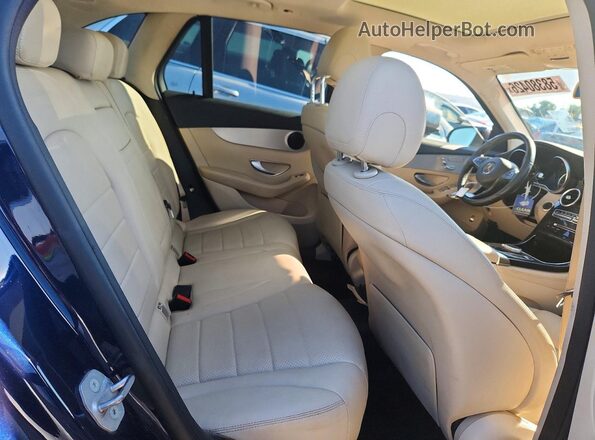 WDC0G4KB6HF148559 2017 MERCEDES-BENZ GLC-CLASS Синий Вид задней части салона