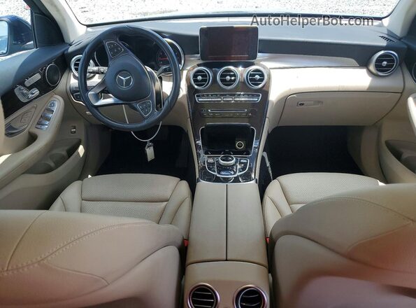 WDC0G4KB6HF254669 2017 MERCEDES-BENZ GLC-CLASS Синий Вид панели приборов