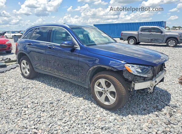 WDC0G4KB6HF254669 2017 MERCEDES-BENZ GLC-CLASS Синий Передняя правая четверть
