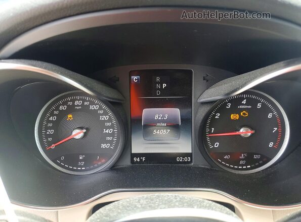WDC0G4KB6HF254669 2017 MERCEDES-BENZ GLC-CLASS Синий Вид щитка приборов
