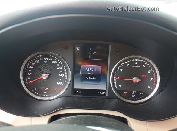 WDC0G4KB8GF048932 2016 MERCEDES-BENZ GLC-CLASS Charcoal Instrument cluster view