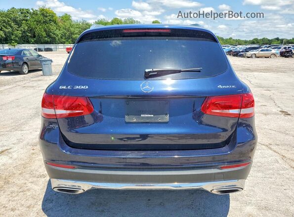 WDC0G4KB8HF137689 2017 MERCEDES-BENZ GLC-CLASS Blue Widok z tyłu