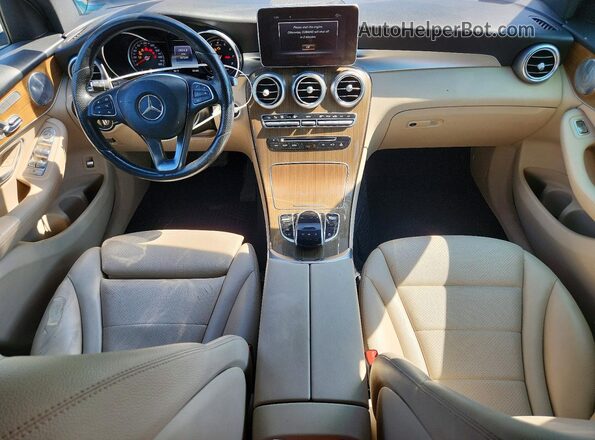 WDC0G4KB8HF258738 2017 MERCEDES-BENZ GLC-CLASS Blue წინა პანელის ხედი