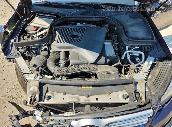 WDC0G4KB8HF258738 2017 MERCEDES-BENZ GLC-CLASS Blue ძრავის განყოფილების ხედი