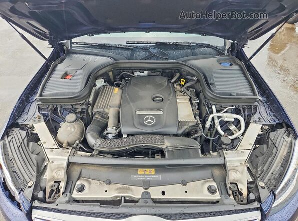 WDC0G4KB8JV026328 2018 MERCEDES-BENZ GLC-CLASS Синий Вид подкапотного пространства