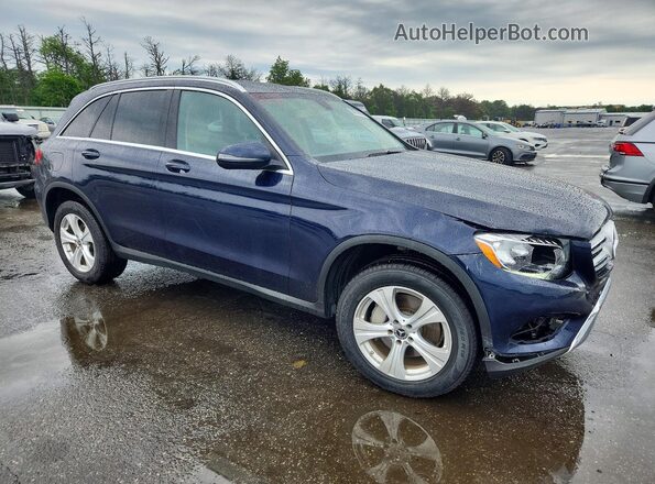 WDC0G4KB8JV026328 2018 MERCEDES-BENZ GLC-CLASS Синий Передняя правая четверть