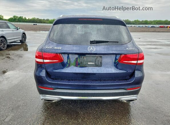 WDC0G4KB8JV026328 2018 MERCEDES-BENZ GLC-CLASS Синий Вид сзади