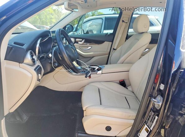 WDC0G4KB8KV139858 2019 MERCEDES-BENZ GLC-CLASS Black Вид салону спереду