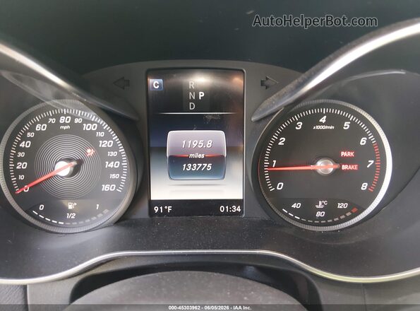 WDC0G4KB9HF142500 2017 MERCEDES-BENZ GLC 300 White Հետևի նստատեղերի տեսք