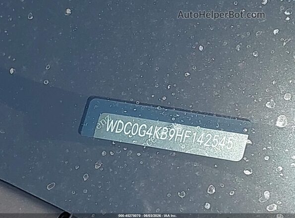 WDC0G4KB9HF142545 2017 MERCEDES-BENZ GLC 300 Silver 