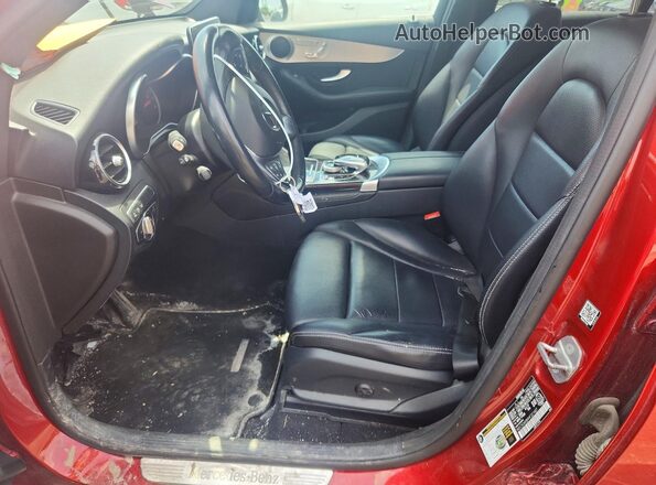 WDC0G4KB9HF221407 2017 MERCEDES-BENZ GLC-CLASS Бордовый Вид салона спереди