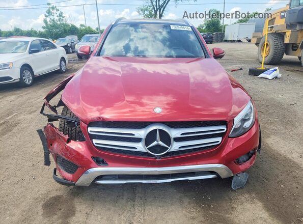 WDC0G4KB9HF221407 2017 MERCEDES-BENZ GLC-CLASS Бордовый Вид спереди