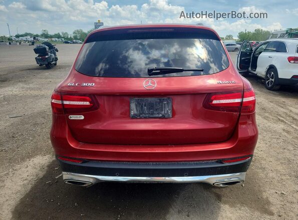 WDC0G4KB9HF221407 2017 MERCEDES-BENZ GLC-CLASS Бордовый Вид сзади