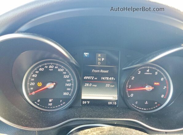 WDC0G4KB9JV090717 2018 MERCEDES-BENZ GLC-CLASS Серый Вид щитка приборов