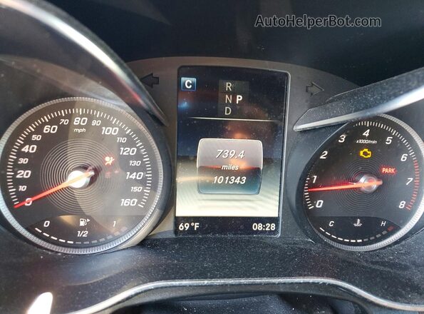 WDC0G4KB9JV090832 2018 MERCEDES-BENZ GLC-CLASS Черный Вид щитка приборов